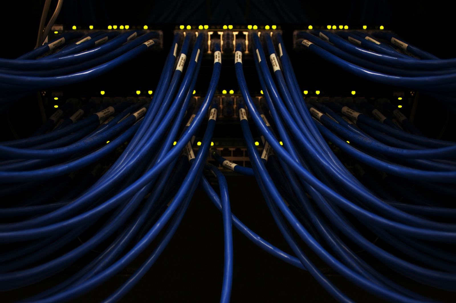 Écran affichant des indicateurs de cybersécurité