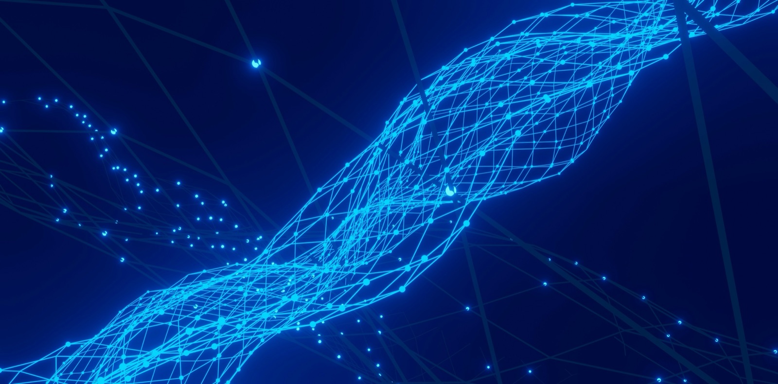 Câbles réseau connectés à un commutateur Ethernet industriel