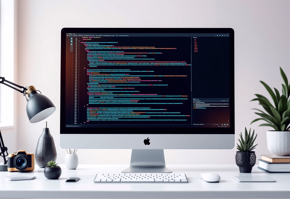 Écran de code lors d’un atelier pratique